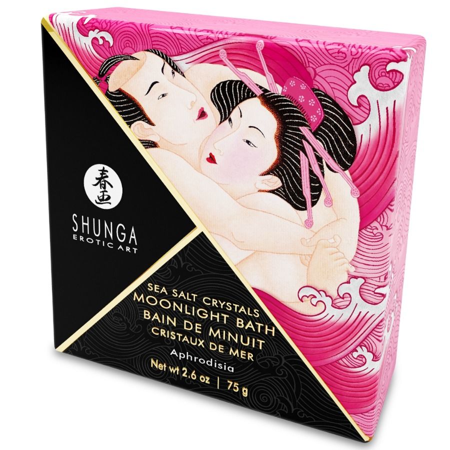 SHUNGA - SAIS DE BANHO PERFUMADOS DE AFRODÍSIA 75 GR - Sexshoptuga 