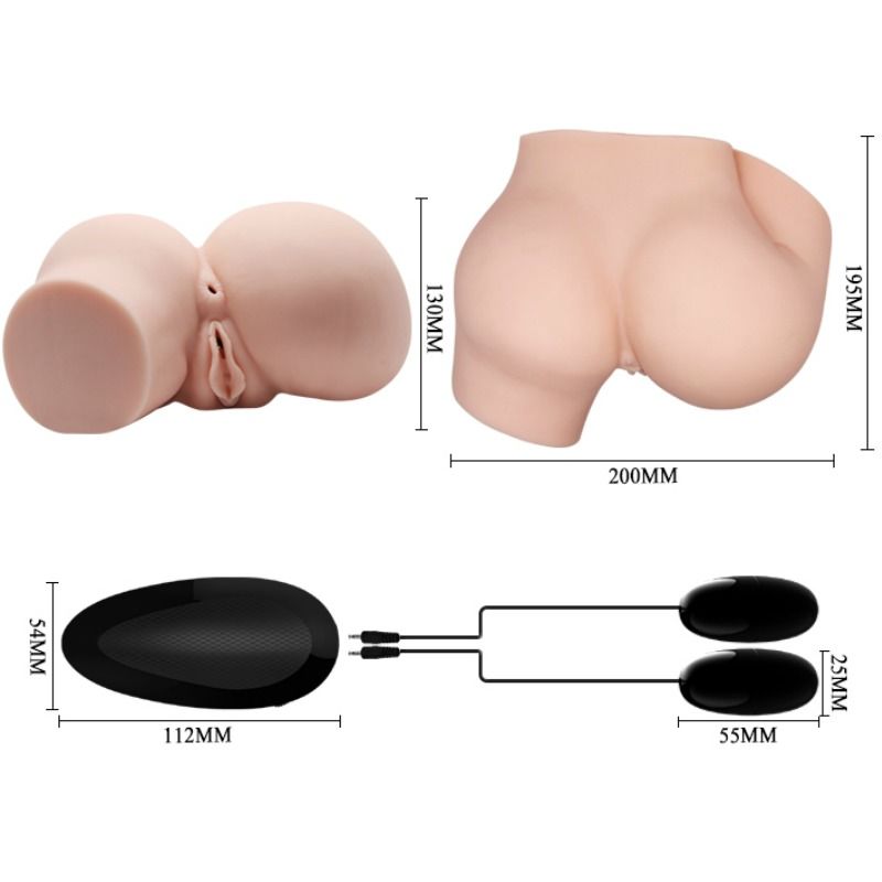 CRAZY BULL - BUNDA COM VAGINA E NUS REALISTAS E VIBRAO - Sexshoptuga  Sexshoptuga 