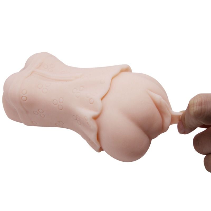 CRAZY BULL - MASTURBADOR DE VAGINA PELE DE GUA COM BALA VIBRANTE 2 - Sexshoptuga  Sexshoptuga 