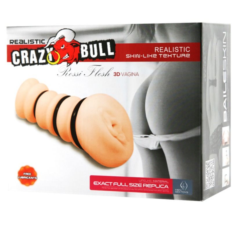 CRAZY BULL - MASTURBADOR COM ANÉIS VAGINA MODELO 2 - Sexshoptuga  Sexshoptuga 