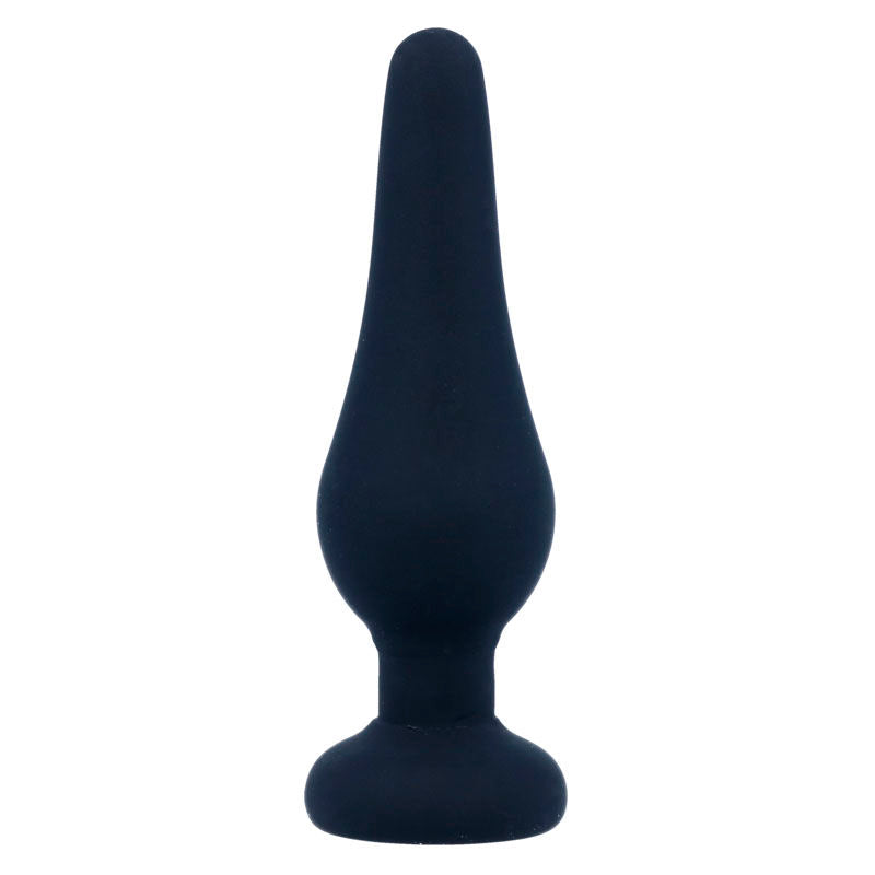 INTENSE - PLUG ANAL PIPO S SILICONE PRETO 9,8 CM - Sexshoptuga  Sexshoptuga 