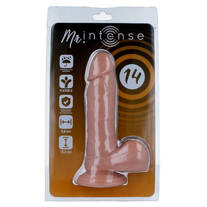 MR INTENSE - 14 PÊNIS REALÍSTICO 18.5 CM -O- 3.8 CM - Sexshoptuga 