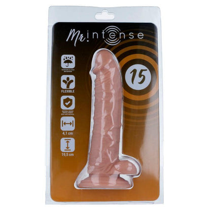 MR INTENSE - 15 PÊNIS REALÍSTICO 19.5 CM -O- 4.1 CM - Sexshoptuga 