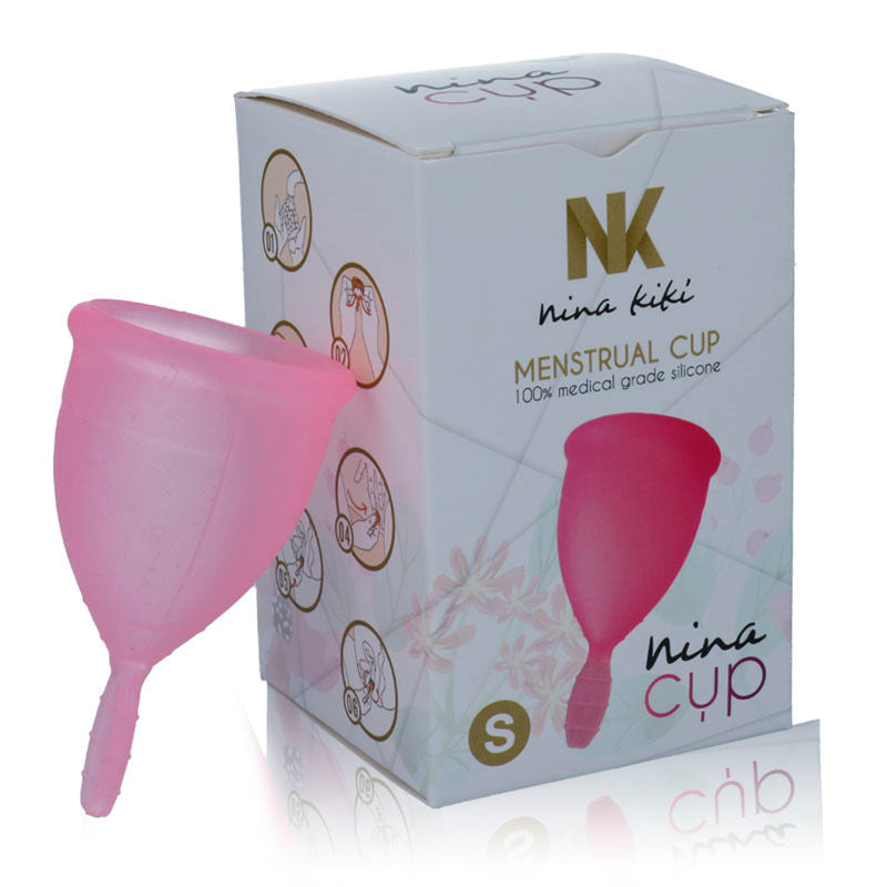 NINA KIKÍ - COPO MENSTRUAL ROSA - TAMANHO S - Sexshoptuga  Sexshoptuga 