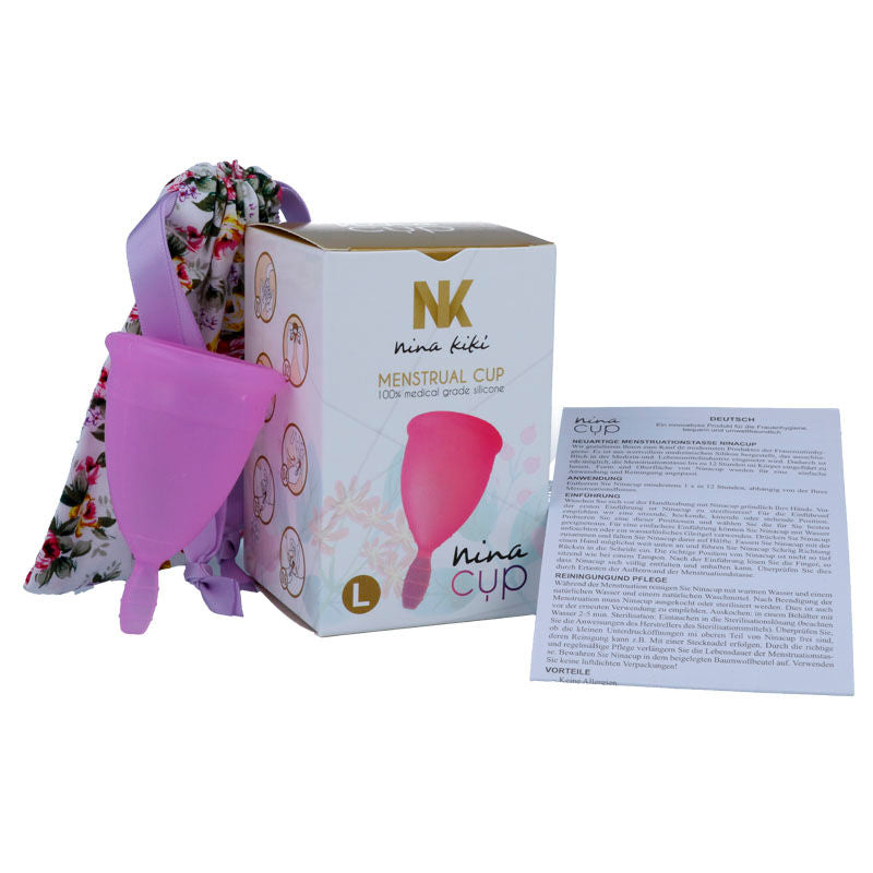 NINA KIKÍ - COPO MENSTRUAL ROXO - TAMANHO L - Sexshoptuga  Sexshoptuga 