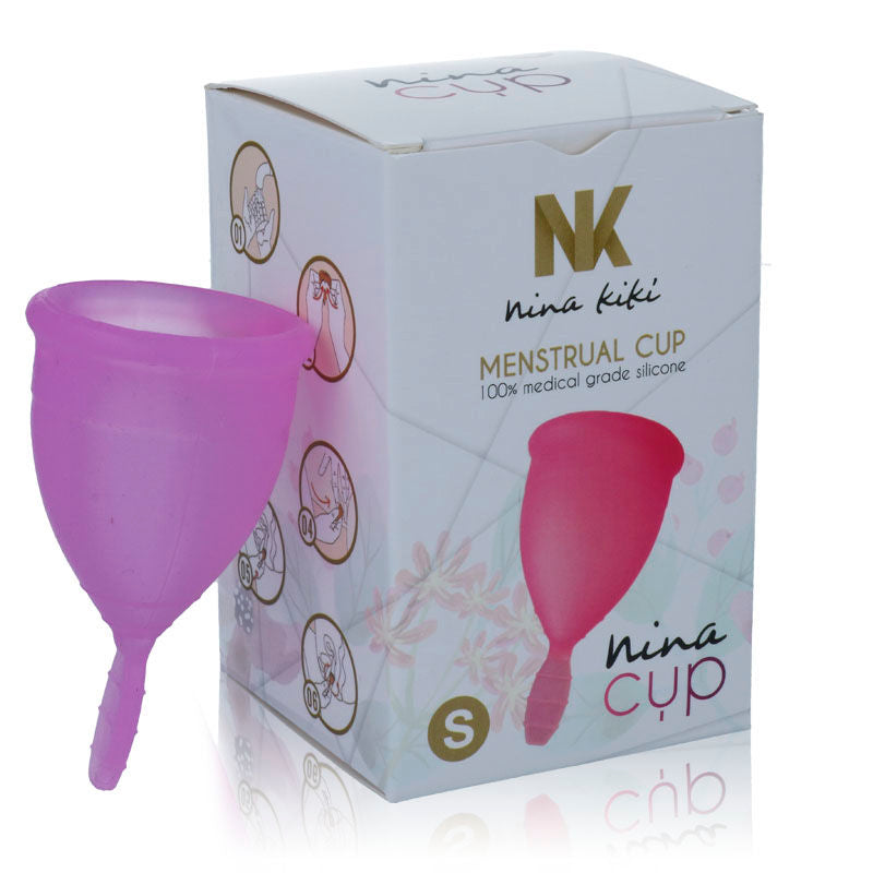 NINA KIKÍ - COPO MENSTRUAL ROXO - TAMANHO S - Sexshoptuga  Sexshoptuga 