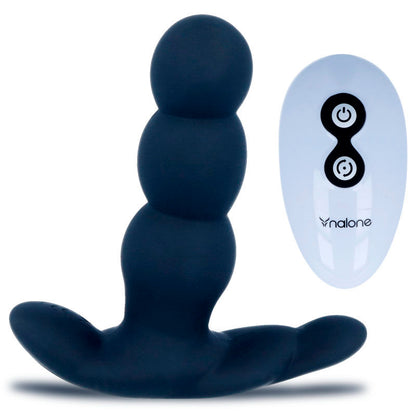 NALONE - PEARL ANAL VIBRADOR CONTROLE REMOTO PRETO - Sexshoptuga 