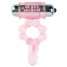 BAILE - ANEL DE SILICONE 10 RITMOS DE LÍNGUA COM VIBRAO ROSA - Sexshoptuga  Sexshoptuga 