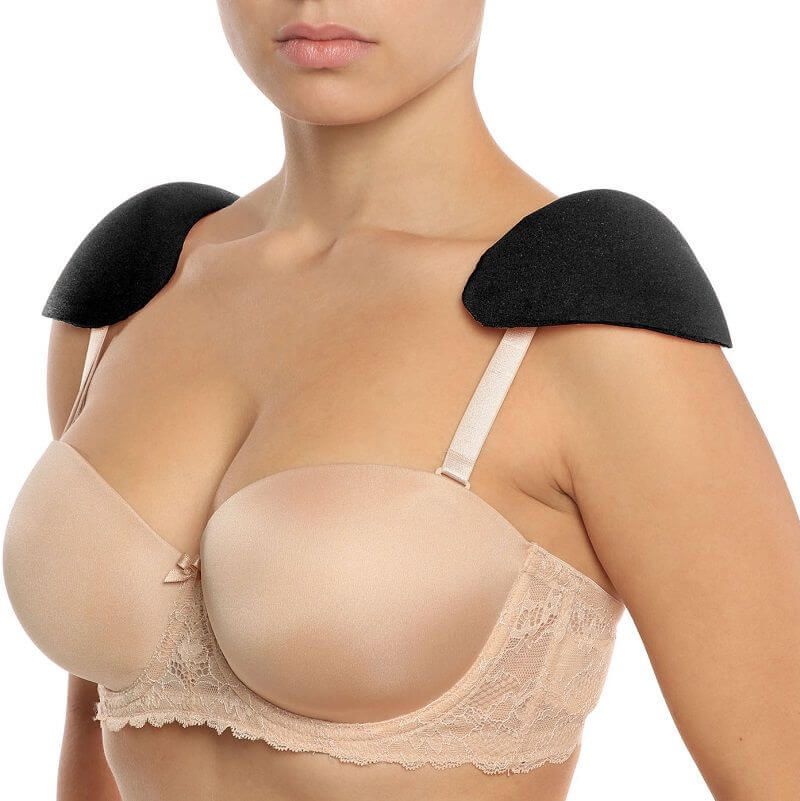 BYE-BRA - SUPORTE PROTETORES DE OMBRO PRETO - Sexshoptuga 