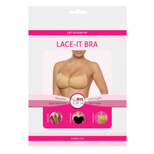 BYE-BRA - LACE-IT APRIMORAMENTO PUSH-UP BEIGE COPO B - Sexshoptuga 