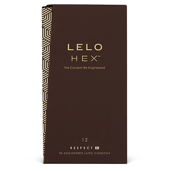 LELO - HEX PRESERVATIVOS RESPEITO XL 12 PACK - Sexshoptuga  Sexshoptuga 