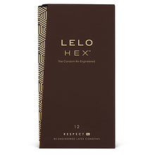 LELO - HEX PRESERVATIVOS RESPEITO XL 12 PACK - Sexshoptuga 