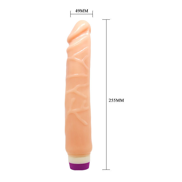 BAILE - ONDAS DE PRAZER REALISTA VIBRANTE 25.5 CM - Sexshoptuga 