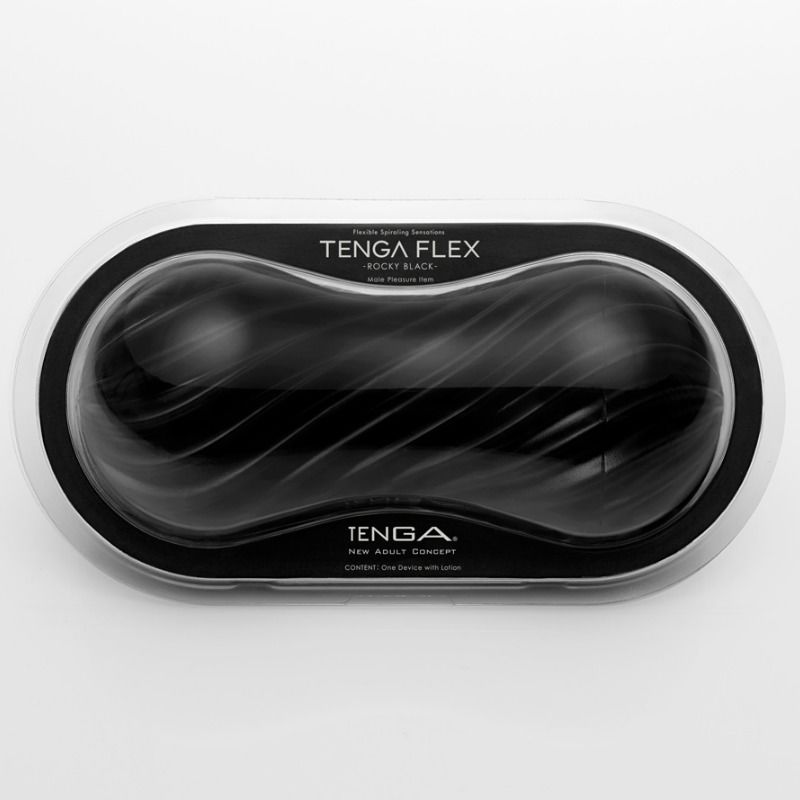 TENGA - MASTUBADOR MASCULINO FLEX PRETO - Sexshoptuga  Sexshoptuga 