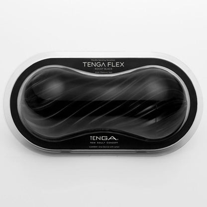 TENGA - MASTUBADOR MASCULINO FLEX PRETO - Sexshoptuga 