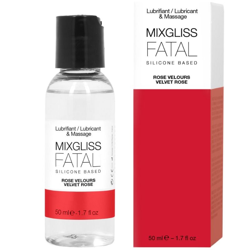 MIXGLISS - LUBRIFICANTE DE SILICONE FATAL ROSES 50 ML - Sexshoptuga  Sexshoptuga 