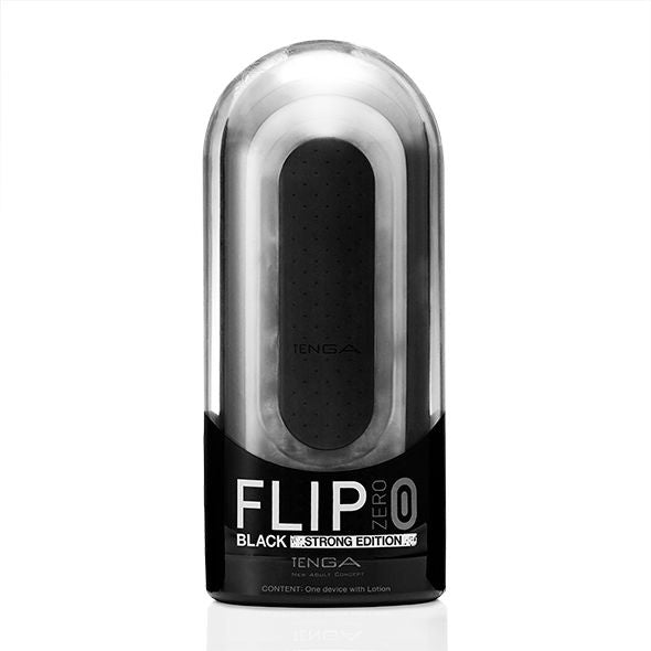 TENGA - MASTURBADOR MASCULINO FLIP ZERO PRETO - Sexshoptuga 