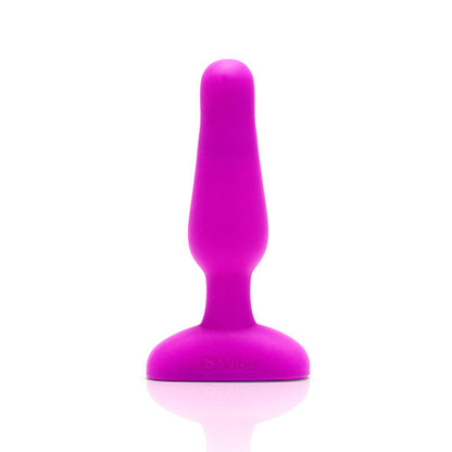 B-VIBE - NOVICE CONTROLE REMOTO PLUG ANAL FÚCSIA - Sexshoptuga 