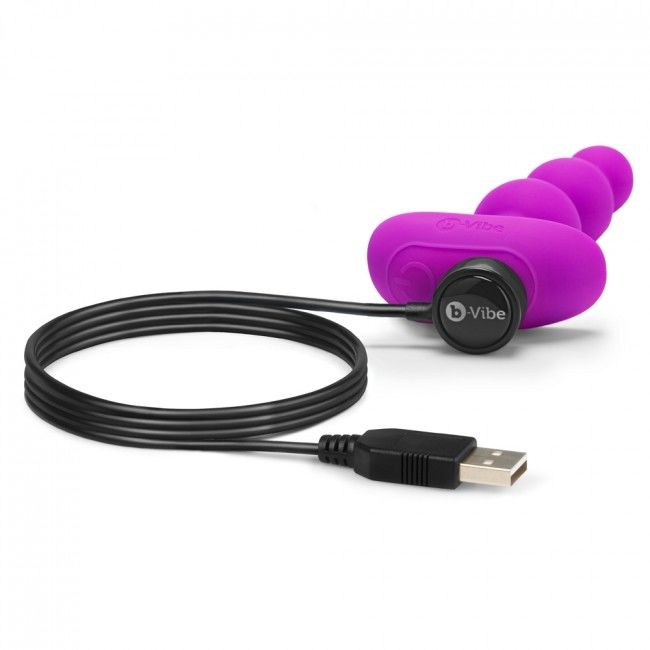 B-VIBE - TRIPLET ANAL CONTAS DE CONTROLE REMOTO ROSA - Sexshoptuga 