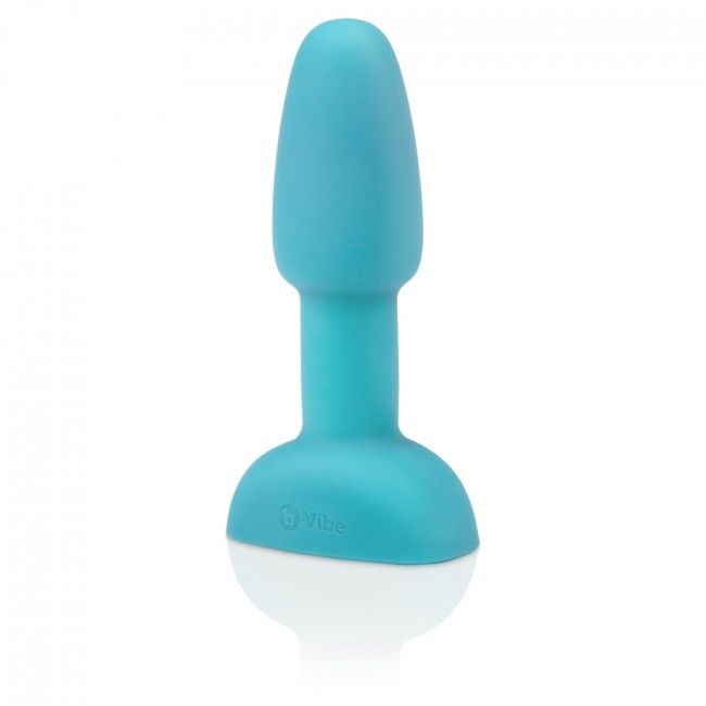 B-VIBE - RIMMING CONTROLE REMOTO PLUG ANAL PETITE TEAL - Sexshoptuga 