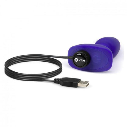 B-VIBE - RIMMING CONTROLE REMOTO PLUG ANAL PETITE LILAC - Sexshoptuga 