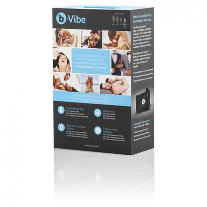 B-VIBE - PLUG SNUG 1 PRETO - Sexshoptuga 