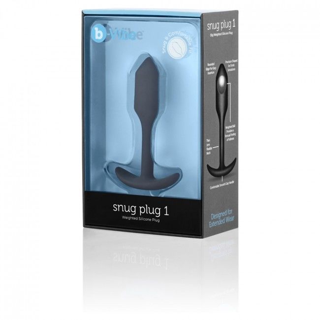 B-VIBE - PLUG SNUG 1 PRETO - Sexshoptuga 