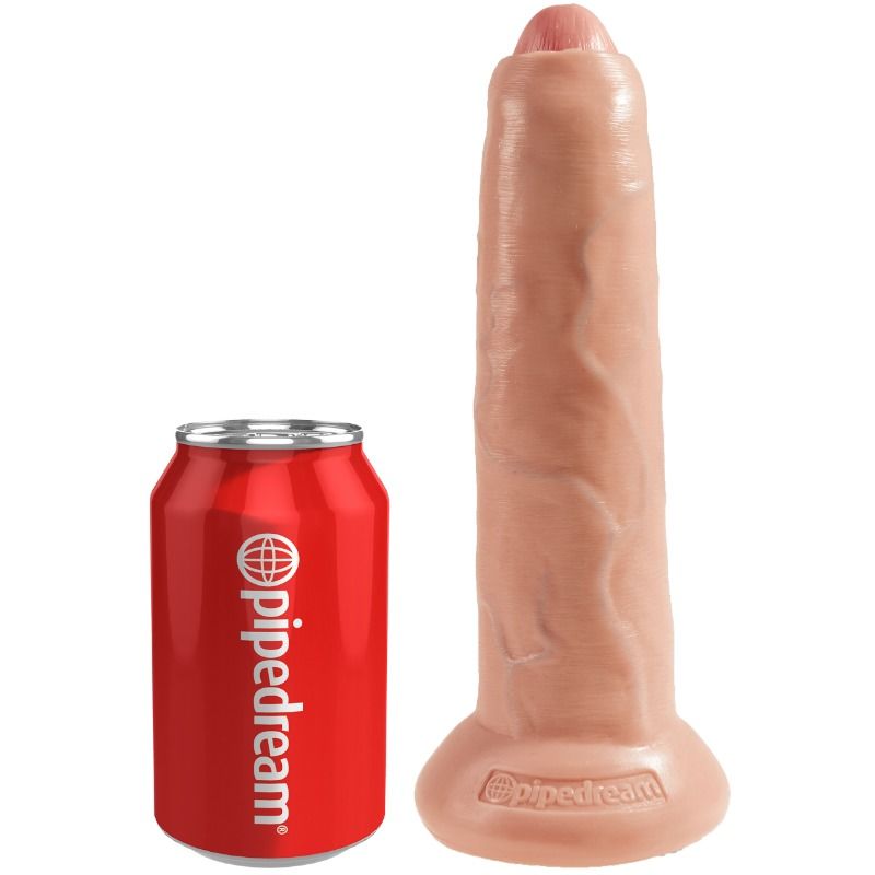 KING COCK - DILDO REALÍSTICO CARNE SEM CORTES 23 CM - Sexshoptuga 