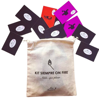 LARA - JOGO ALWAYS ON FIRE KIT PARA CASAIS SEX EMOTION - Sexshoptuga 