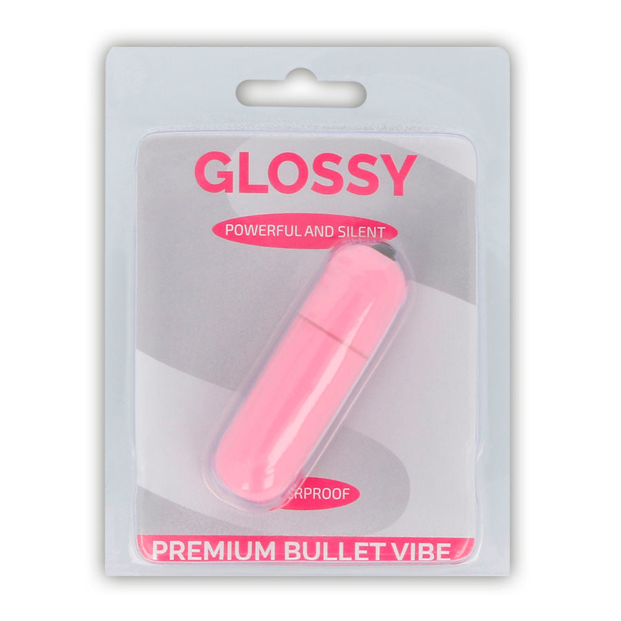 GLOSSY - BALA VIBRANTE PREMIUM VIBE 10V ROSA - Sexshoptuga 