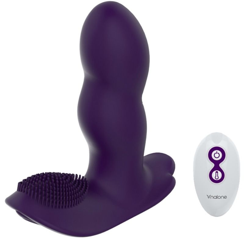 NALONE - MASSAGER DE CONTROLE REMOTO LOLI - ROXO - Sexshoptuga  Sexshoptuga 