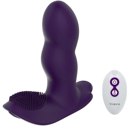 NALONE - MASSAGER DE CONTROLE REMOTO LOLI - ROXO - Sexshoptuga 