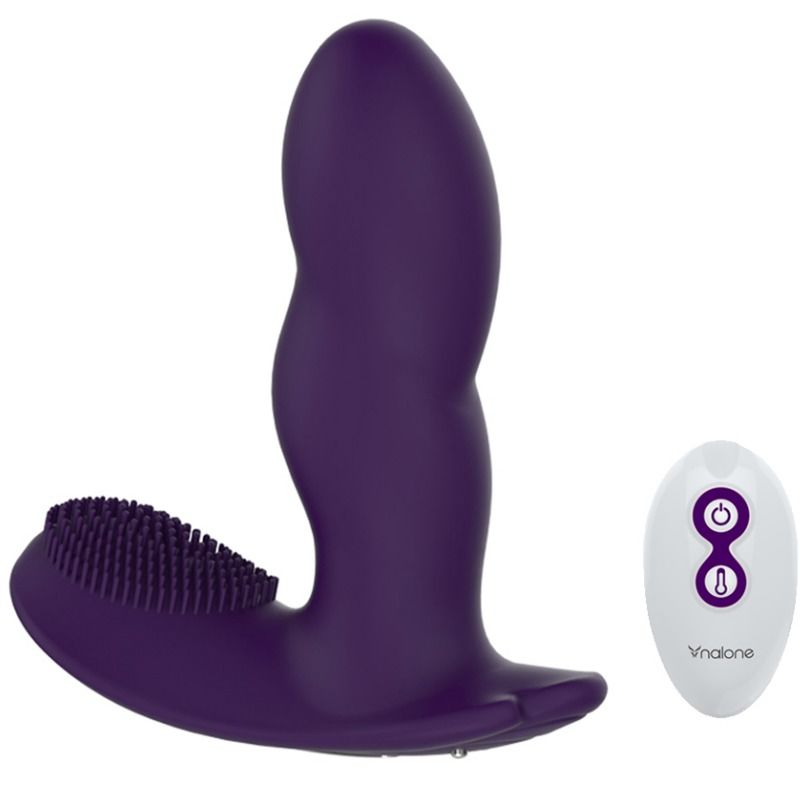 NALONE - MASSAGER DE CONTROLE REMOTO LOLI - ROXO - Sexshoptuga  Sexshoptuga 