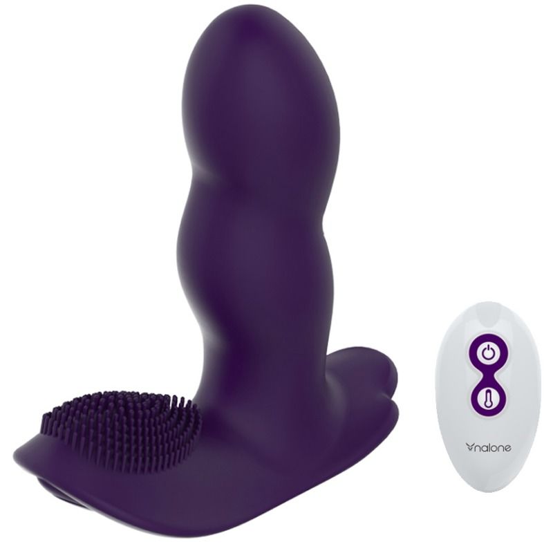 NALONE - MASSAGER DE CONTROLE REMOTO LOLI - ROXO - Sexshoptuga  Sexshoptuga 