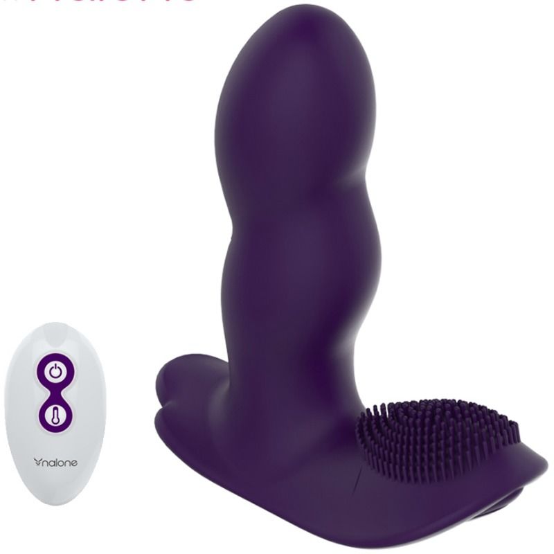 NALONE - MASSAGER DE CONTROLE REMOTO LOLI - ROXO - Sexshoptuga  Sexshoptuga 