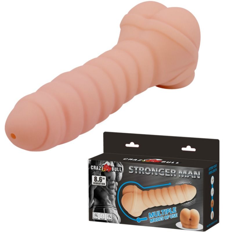 CRAZY BULL - PÊNIS MULTIFUNCIONAL 21.8 CM - Sexshoptuga  Sexshoptuga 