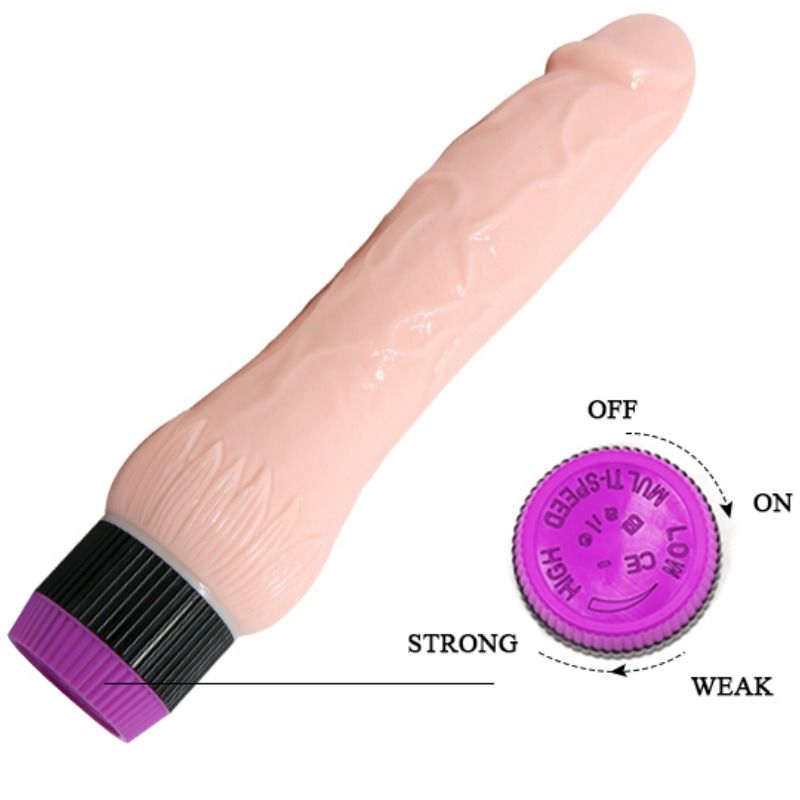 BAILE - ADOUR CLUB VIBRADOR REALÍSTICO BASE LARGA 22 CM - Sexshoptuga 