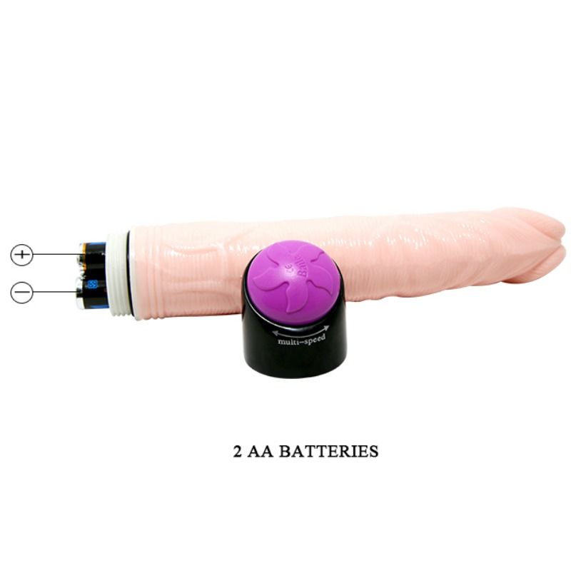 BAILE - VIBRADOR REALÍSTICO ADOUR CLUB 23 CM NATURAL - Sexshoptuga 