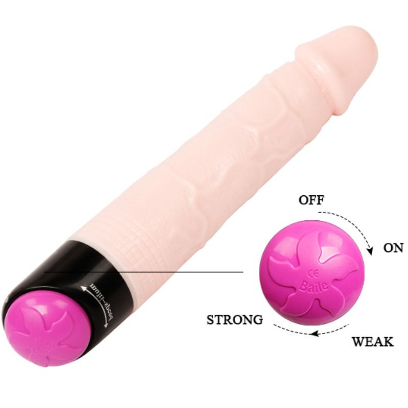 BAILE - VIBRAO E ROTAO SEXUAL COLORIDA 24 CM - Sexshoptuga 