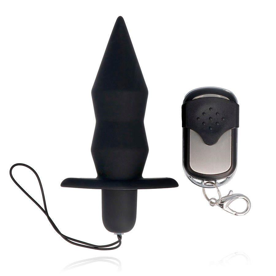 SPIRIT - PLUGUE ANAL DE CONTROLE REMOTO PRETO - Sexshoptuga  Sexshoptuga 