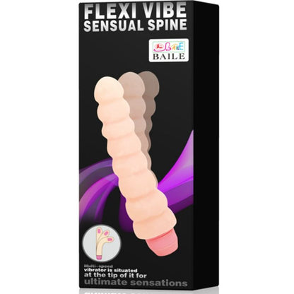 BAILE - VIBRADOR FLEXIVEL FLEXI VIBE SENSUAL SPINE 19 CM - Sexshoptuga 