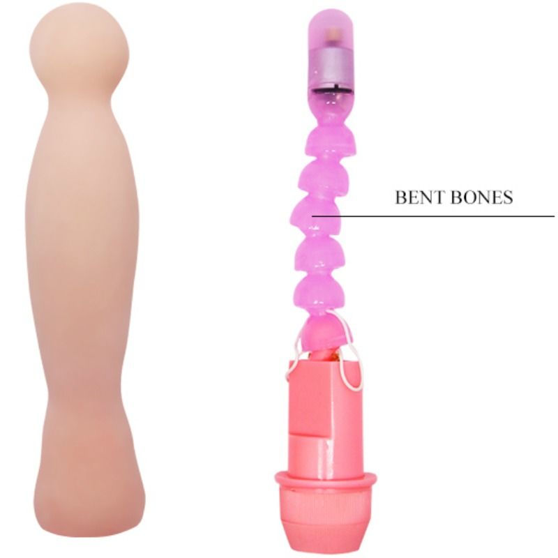 BAILE - VIBRADOR DE COLUNA SENSUAL FLEXI VIBE 22 CM - Sexshoptuga  Sexshoptuga 