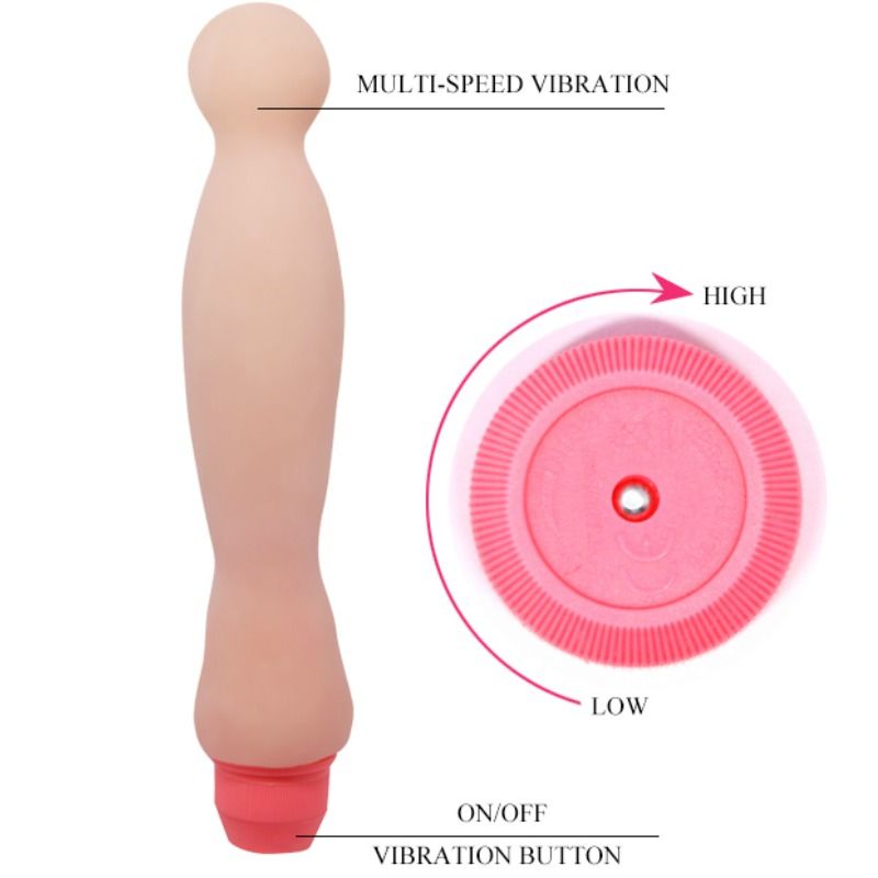 BAILE - VIBRADOR DE COLUNA SENSUAL FLEXI VIBE 22 CM - Sexshoptuga  Sexshoptuga 