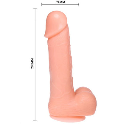 BAILE - VIBRAO E ROTAO DILDO DONG REALISTA 20 CM - Sexshoptuga 