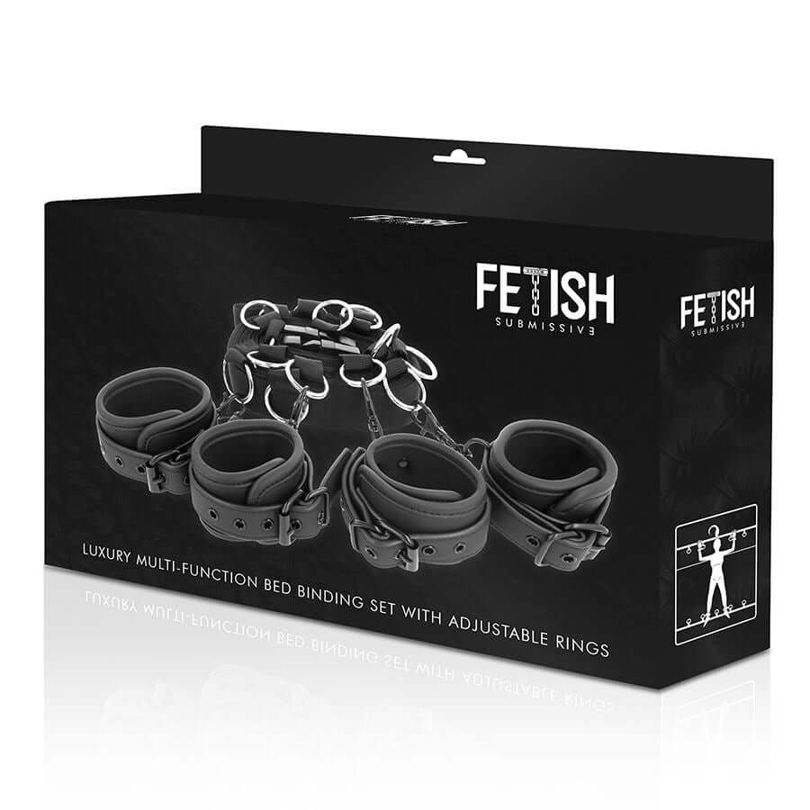 FETISH SUBMISSIVE - CONJUNTO DE LAÇOS DE CAMA DE LUXO COM FORRO DE NOPRENE - Sexshoptuga  Sexshoptuga 