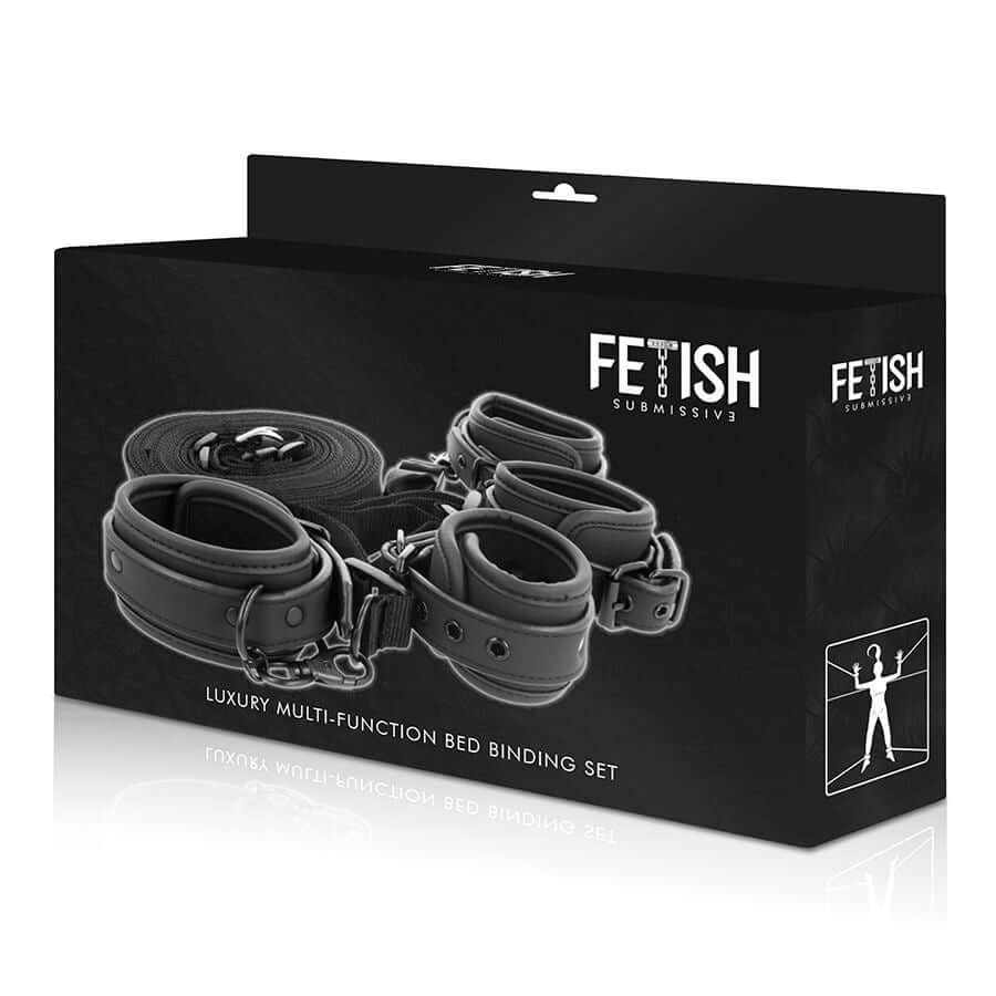 FETISH SUBMISSIVE - CONJUNTO DE ALGEMAS E GRAVATAS COM FORRO DE NOPRENE - Sexshoptuga  Sexshoptuga 