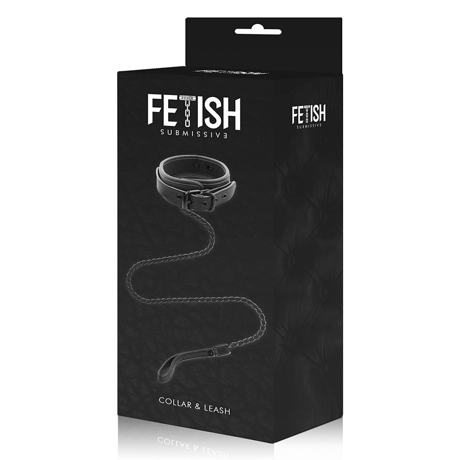 FETISH SUBMISSIVE - COLAR DE CORRENTE COM FORRO DE NOPRENE - Sexshoptuga  Sexshoptuga 