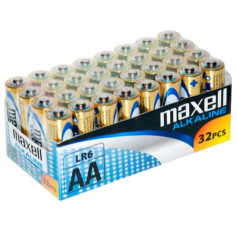 MAXELL - PACK ALCALINA AA LR6*32 UDS - Sexshoptuga  Sexshoptuga 