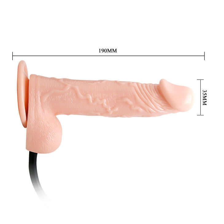 BAILE - DILDO VIBRANTE E INFLVEL REALISTA - Sexshoptuga  Sexshoptuga 