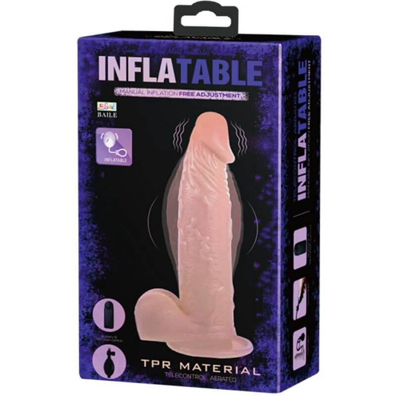 BAILE - DILDO VIBRANTE E INFLVEL REALISTA - Sexshoptuga  Sexshoptuga 